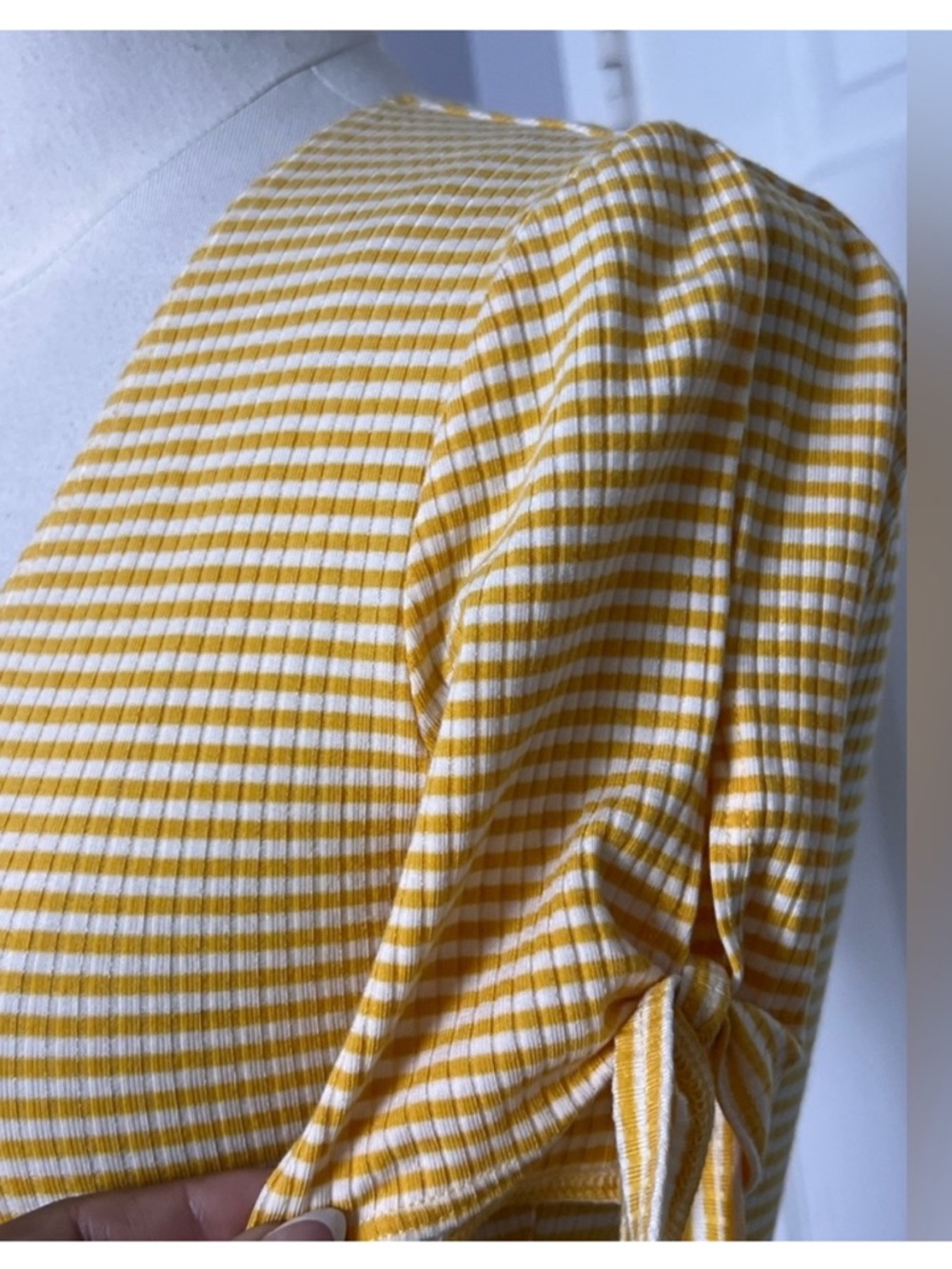 Reformation Striped Knit Ribbed Mini Dress - Picture 6 of 8